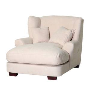 Fauteuil XXL Heaven Microfibre crème