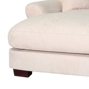 Fauteuil XXL Heaven Microfibre crème