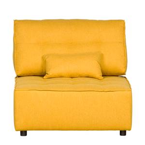 Fauteuil XXL Modul Dale Tissu - Jaune moutarde