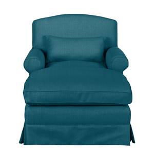 XXL-fauteuil Wollin geweven stof - Leisteengrijs