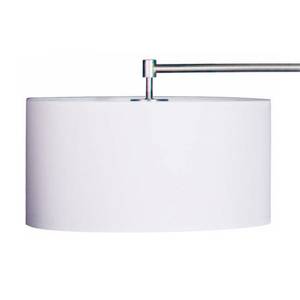 Abat-jour rond 35 cm Tissu Blanc