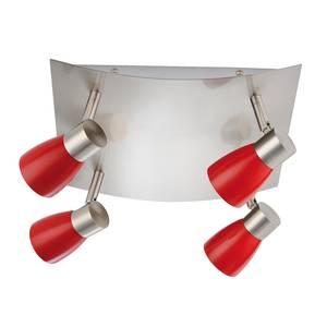 Metalen kap Rood - Metaal - Hoogte: 6 cm