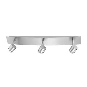 Spotschiene o. Glas, 3-flg.- Halogen M6 Licht/Spot18 Metall Silber