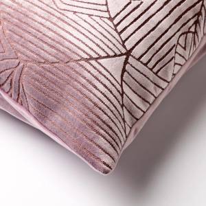 Kissenbezug Yola Pink - Textil - 45 x 45 x 45 cm