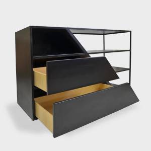 Moderner TV-Schrank Massivholz ALANO Braun - Massivholz - Holzart/Dekor - 160 x 70 x 40 cm