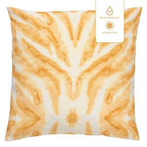 Coussin extérieur Sangro Jaune - Textile - 45 x 45 x 45 cm