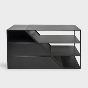 Moderner TV-Schrank Massivholz ALANO Braun - Massivholz - Holzart/Dekor - 160 x 70 x 40 cm