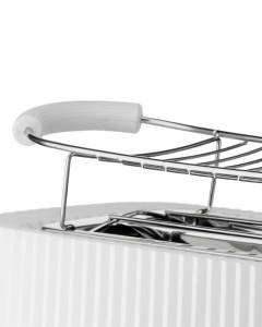 Toaster Plisse Weiß - Metall - 19 x 25 x 1 cm