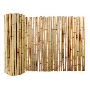 Bambus-Sichtschutzzaun Beige - 200 x 180 cm