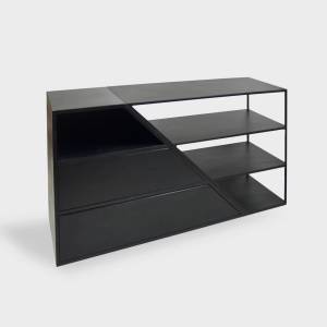 Moderner TV-Schrank Massivholz ALANO Braun - Massivholz - Holzart/Dekor - 160 x 70 x 40 cm