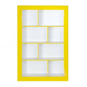 Regal Frame I Gelb/Weiß