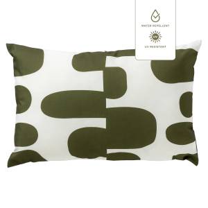 Housse de coussin Rivano Vert olive