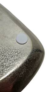 Dekoteller Metall Silber - Metall - 18 x 1 x 20 cm