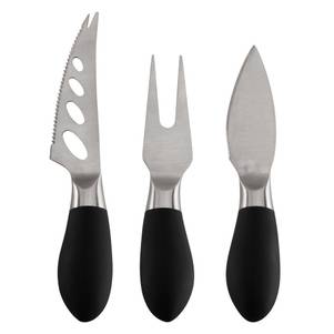 Set de 3 couteaux à fromage Noir