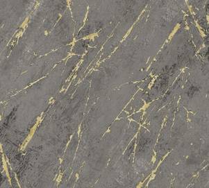 Tapete Marmor Anthrazit Gold Schwarz