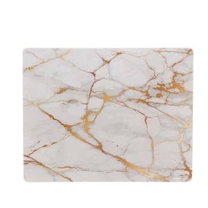 Set de table MDF effet marbre blanc 45x3