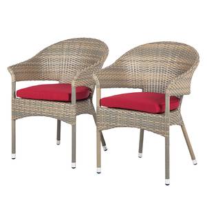 Chaises de jardin Felice (lot de 2)