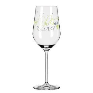Witte wijnglas Herzkristall