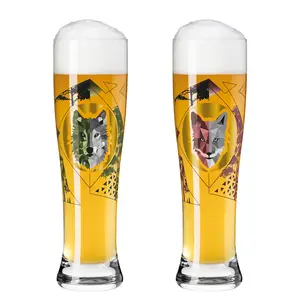 Weizenbierglas Brauchzeit II (set van 2)