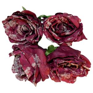 Kunstblume Rose I (4er-Set)