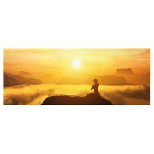 Quadro di vetro Yoga Meditation