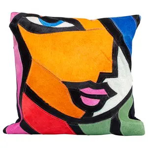 Coussin Abstract Lady Face