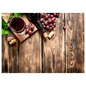 Sets de table Vin et raisins (lot de 12)