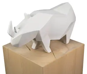 Sculpture moderne Rhino Pride