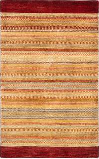 Teppich Juma CXXXIII Rot - Textil - 94 x 1 x 153 cm