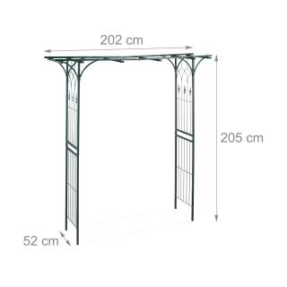 Rosenbogen Metall eckig Rosenbogen Metall eckig