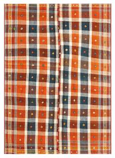 Teppich Jajim XV Orange - Textil - 141 x 1 x 197 cm