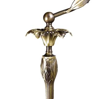 Stehleuchte DALILA Weiß - Metall - Glas - 24 x 142 x 36 cm