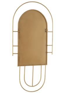 Miroir ines metal or H. 98cm Doré - Métal - 9 x 45 x 9 cm