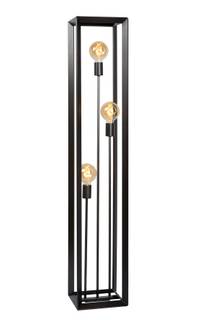 THOR - Stehlampe Grau - Metall - 25 x 140 x 22 cm