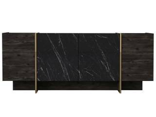 Sideboard Veyron Rebab Grau - Holzwerkstoff - 180 x 75 x 47 cm