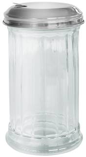 Fackelmann Zuckerdosierer mit Deckel Glas - 8 x 14 x 8 cm