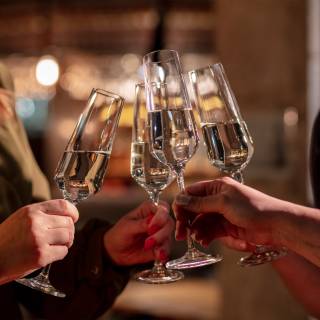 Krosno Avant-Garde Champagnergläser Glas - 6 x 25 x 6 cm