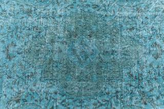 Tapis Ultra Vintage CCCLXVIII Turquoise - Textile - 173 x 1 x 292 cm