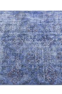 Teppich Ultra Vintage DCCXXX Blau - Textil - 109 x 1 x 208 cm