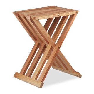 Table pliante en bois de noyer Table pliante en bois de noyer