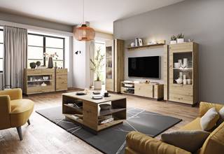 Vitrinenschrank ARCO 96A Beige