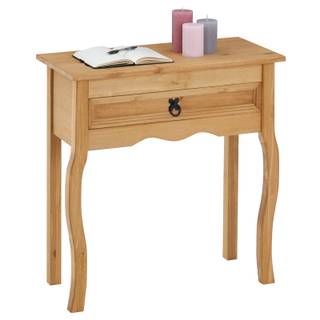 Table console SALSA Bois massif - 73 x 73 x 35 cm