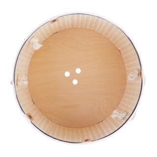 Wäschekorb Bambus rund Wäschekorb Bambus rund - Weiß - 41 x 41 cm