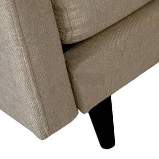 Canapé 2 places en tissu taupe Gris - Textile - 179 x 83 x 90 cm