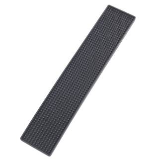 Abtropfmatte Slim für die Spülablage Schwarz - Kunststoff - 8 x 2 x 42 cm