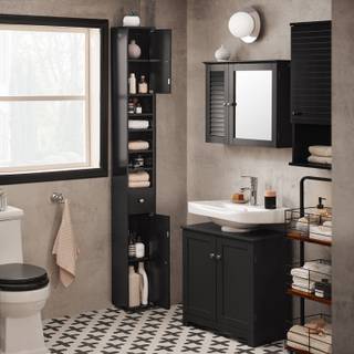Colonne de salle de bain BZR34-SCH Noir