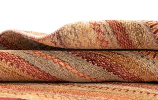 Teppich Juma CXXXIII Rot - Textil - 94 x 1 x 153 cm