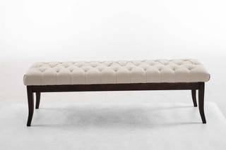 Sitzbank Ramses Stoff antik-dunkel Sitzbank Ramses Stoff antik-dunkel 150 creme - Cremeweiß - Breite: 150 cm