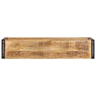 TV-Schrank Schwarz - Holzart/Dekor - Massivholz - 150 x 40 x 150 cm