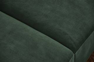 KAWOLA Sofa NILO 3-Sitzer Velvet Vintage KAWOLA Sofa NILO 3-Sitzer Velvet Vintage moosgrün - Grün